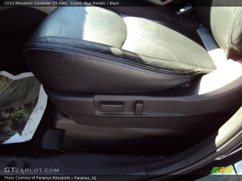 Cosmic Blue Metallic / Black 2010 Mitsubishi Outlander GT 4WD