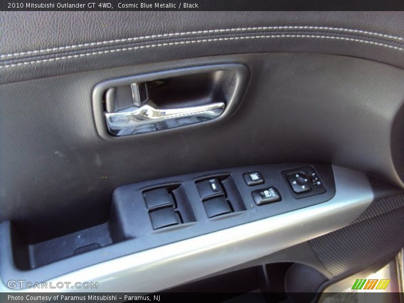 Cosmic Blue Metallic / Black 2010 Mitsubishi Outlander GT 4WD