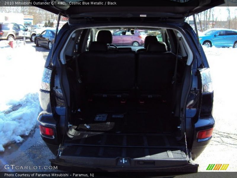 Cosmic Blue Metallic / Black 2010 Mitsubishi Outlander GT 4WD