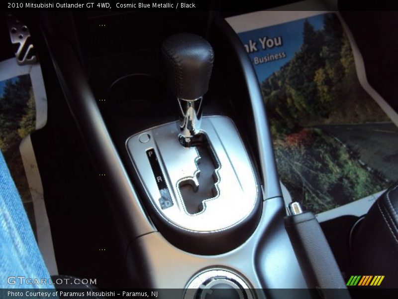Cosmic Blue Metallic / Black 2010 Mitsubishi Outlander GT 4WD