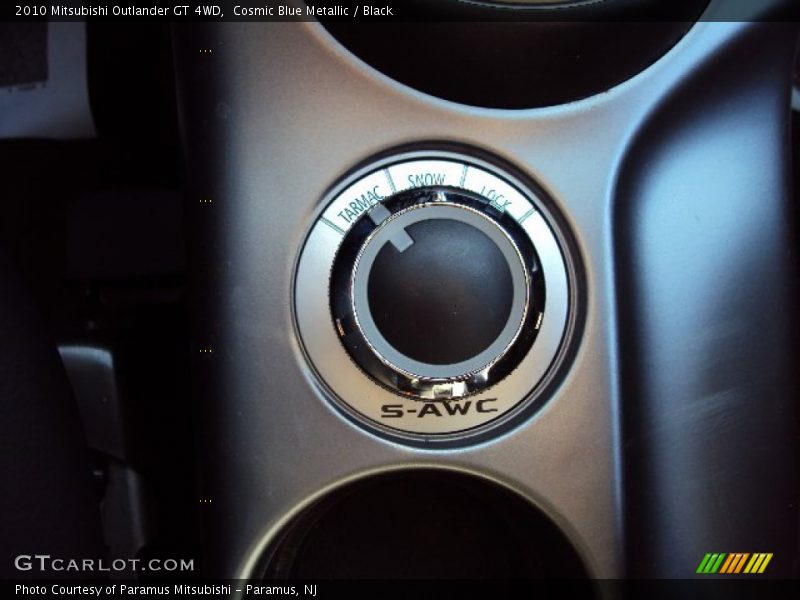 Cosmic Blue Metallic / Black 2010 Mitsubishi Outlander GT 4WD