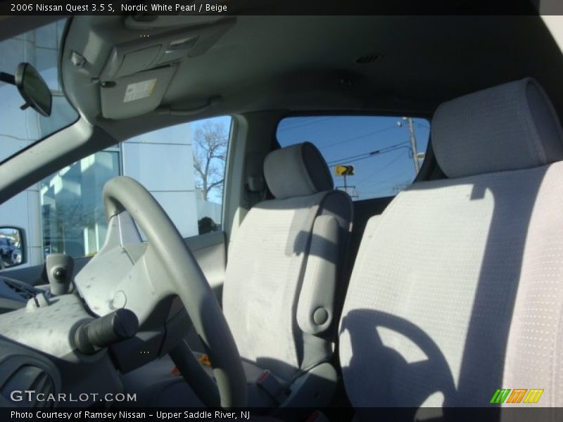 Nordic White Pearl / Beige 2006 Nissan Quest 3.5 S