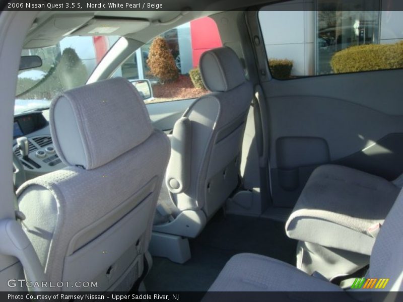 Nordic White Pearl / Beige 2006 Nissan Quest 3.5 S