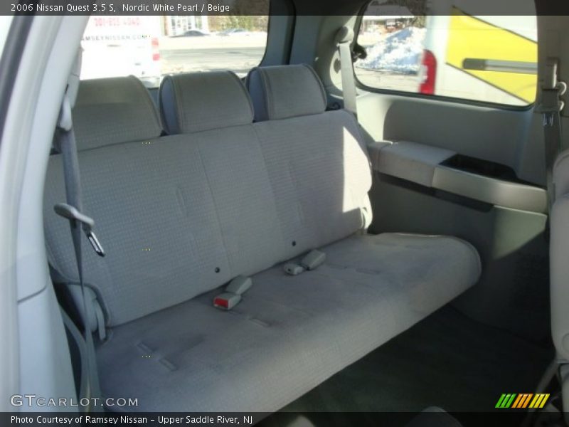 Nordic White Pearl / Beige 2006 Nissan Quest 3.5 S