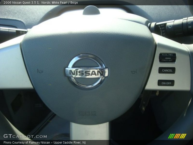 Nordic White Pearl / Beige 2006 Nissan Quest 3.5 S