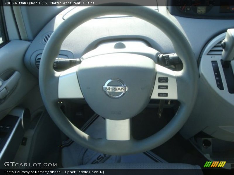 Nordic White Pearl / Beige 2006 Nissan Quest 3.5 S