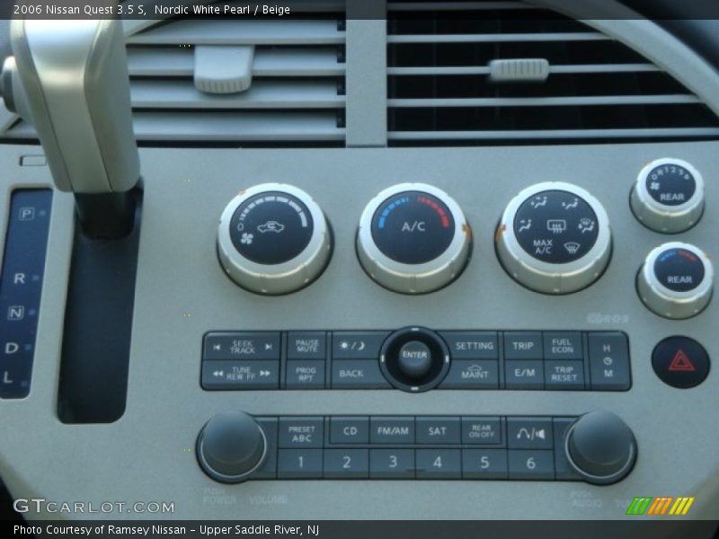 Nordic White Pearl / Beige 2006 Nissan Quest 3.5 S