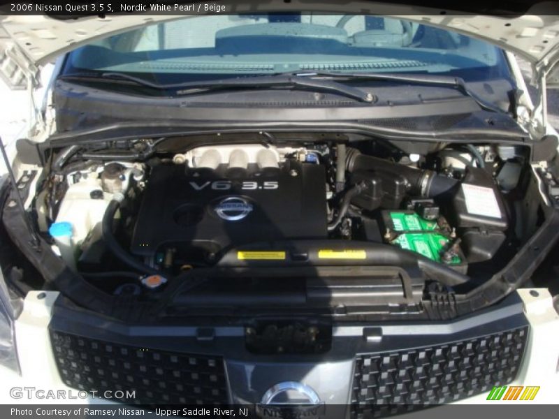 Nordic White Pearl / Beige 2006 Nissan Quest 3.5 S