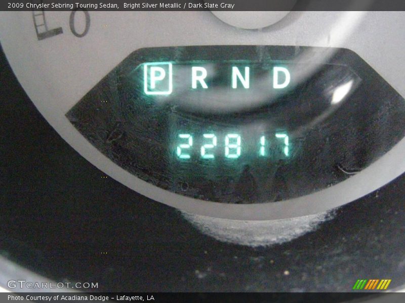 Bright Silver Metallic / Dark Slate Gray 2009 Chrysler Sebring Touring Sedan