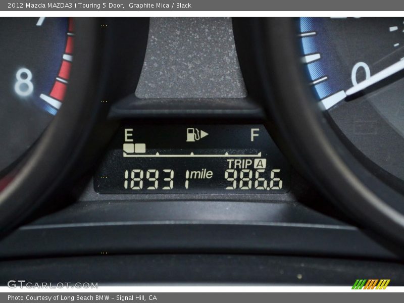 Graphite Mica / Black 2012 Mazda MAZDA3 i Touring 5 Door