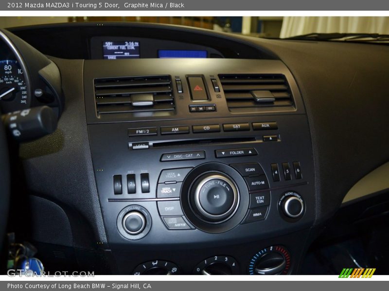 Graphite Mica / Black 2012 Mazda MAZDA3 i Touring 5 Door
