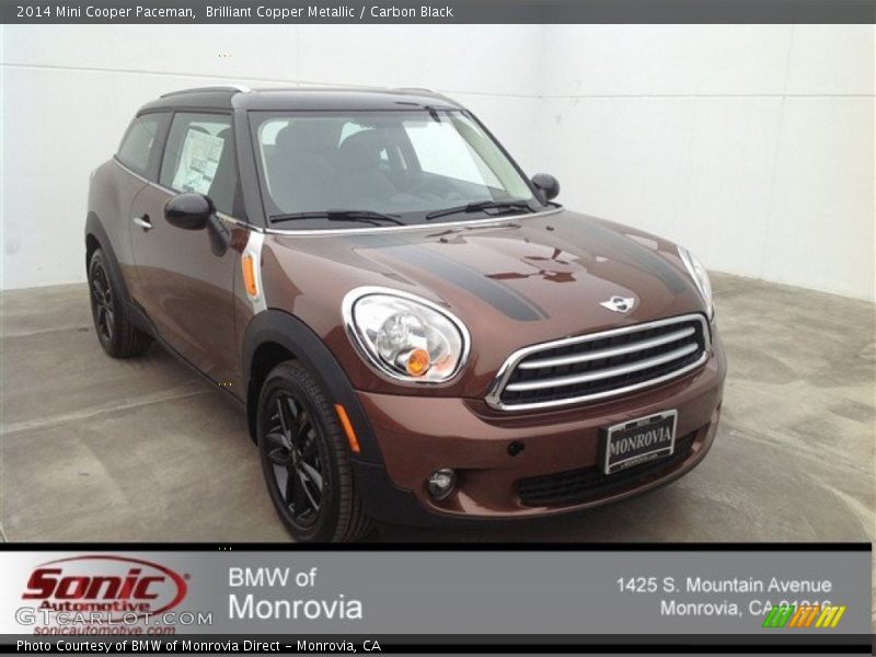 Brilliant Copper Metallic / Carbon Black 2014 Mini Cooper Paceman