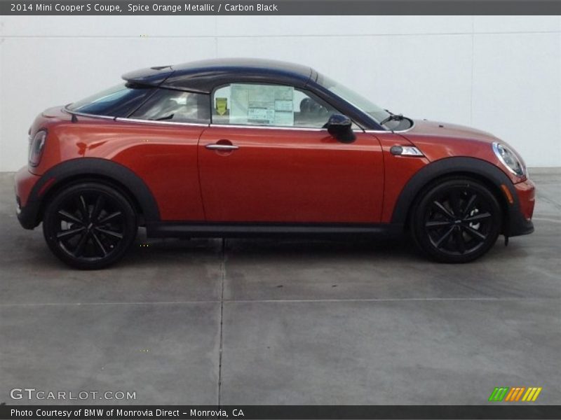  2014 Cooper S Coupe Spice Orange Metallic