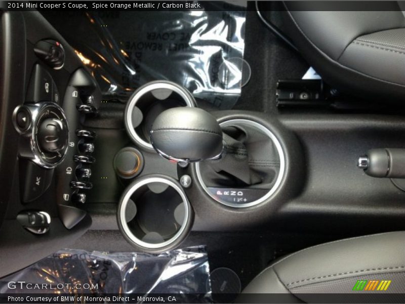 Spice Orange Metallic / Carbon Black 2014 Mini Cooper S Coupe