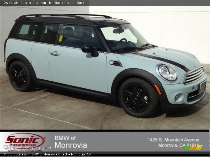 Ice Blue / Carbon Black 2014 Mini Cooper Clubman