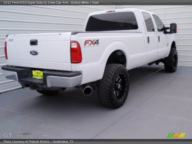 Oxford White / Steel 2012 Ford F250 Super Duty XL Crew Cab 4x4