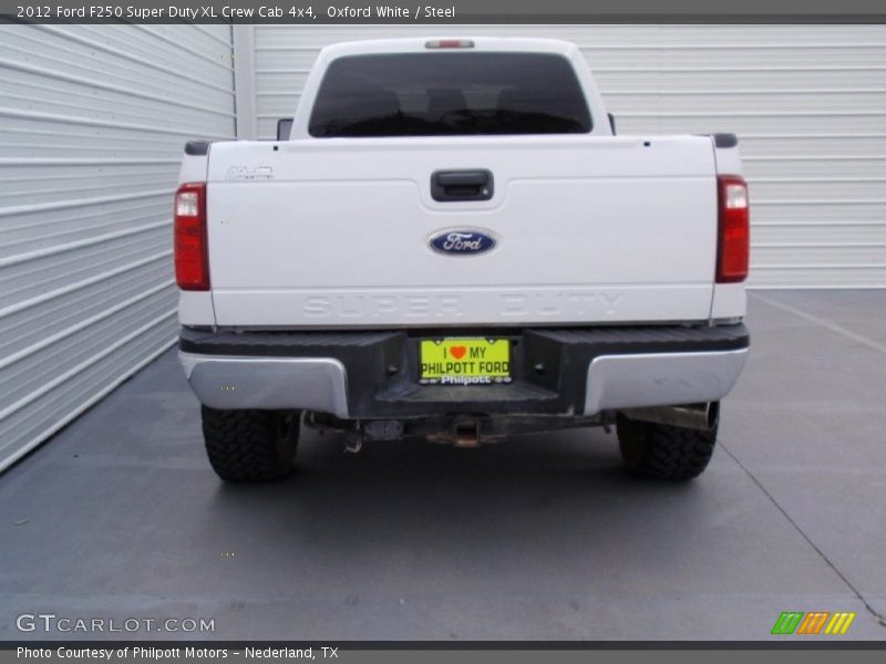 Oxford White / Steel 2012 Ford F250 Super Duty XL Crew Cab 4x4