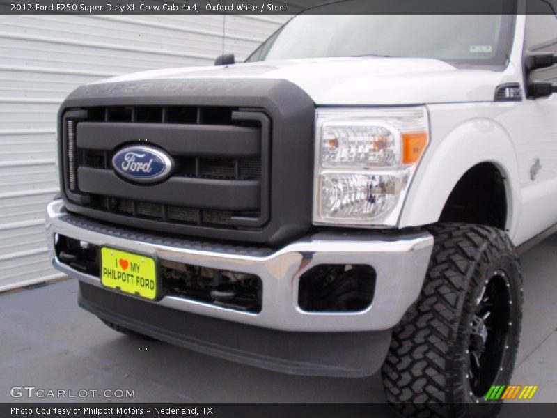 Oxford White / Steel 2012 Ford F250 Super Duty XL Crew Cab 4x4