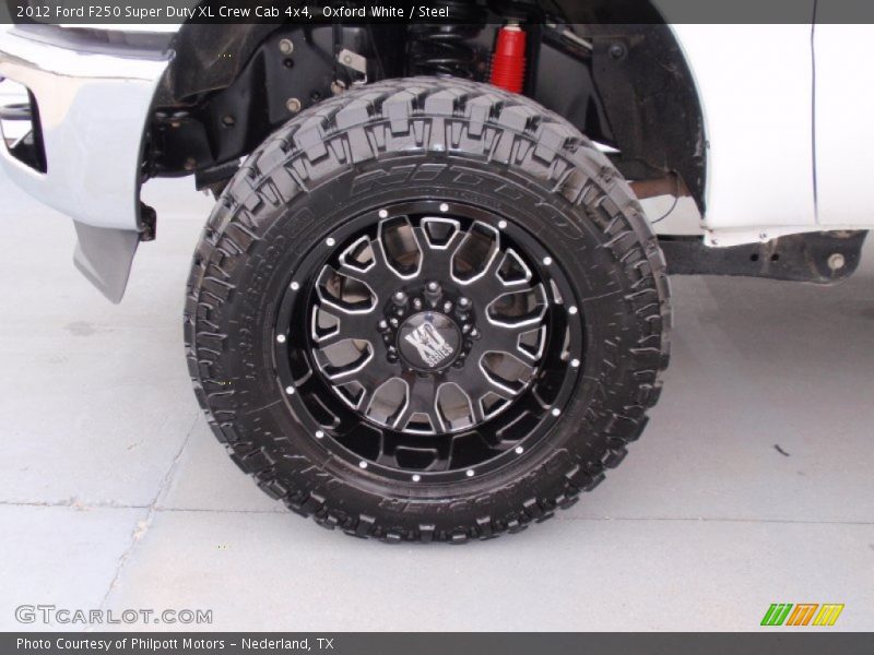 Custom Wheels of 2012 F250 Super Duty XL Crew Cab 4x4