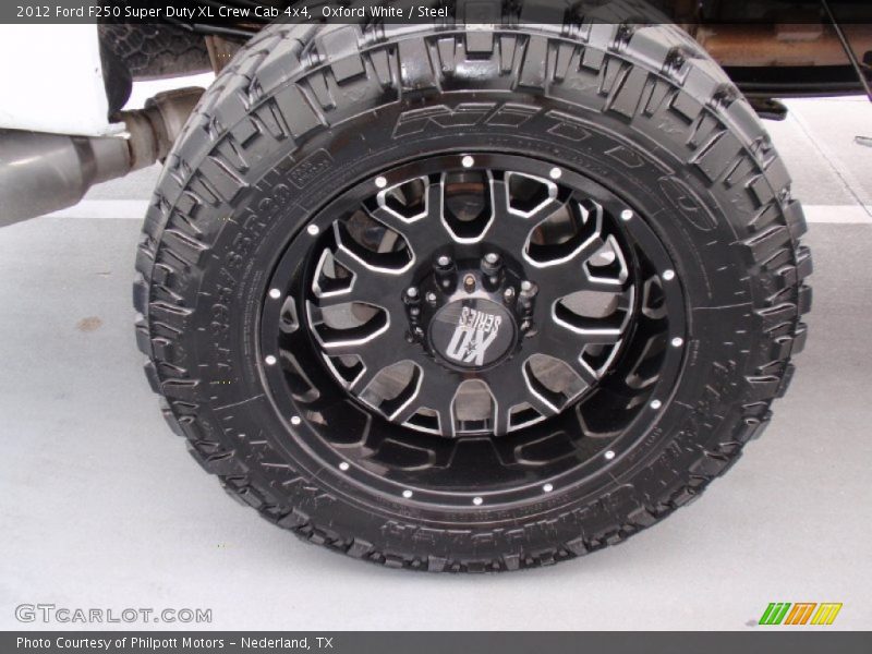Custom Wheels of 2012 F250 Super Duty XL Crew Cab 4x4