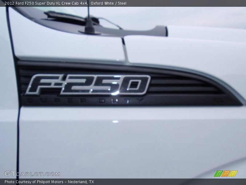 Oxford White / Steel 2012 Ford F250 Super Duty XL Crew Cab 4x4
