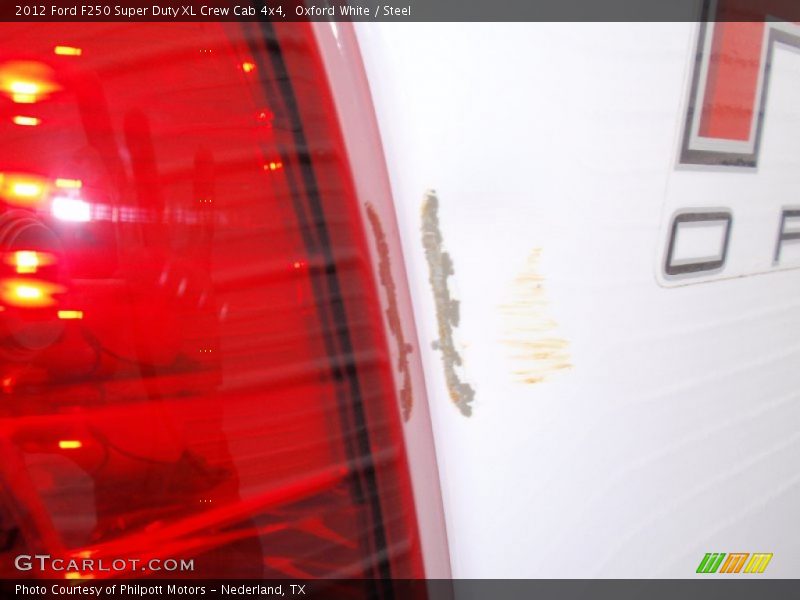 Oxford White / Steel 2012 Ford F250 Super Duty XL Crew Cab 4x4