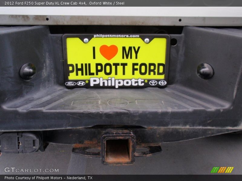 Oxford White / Steel 2012 Ford F250 Super Duty XL Crew Cab 4x4