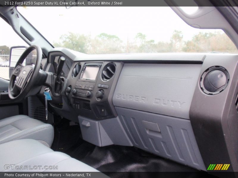 Oxford White / Steel 2012 Ford F250 Super Duty XL Crew Cab 4x4