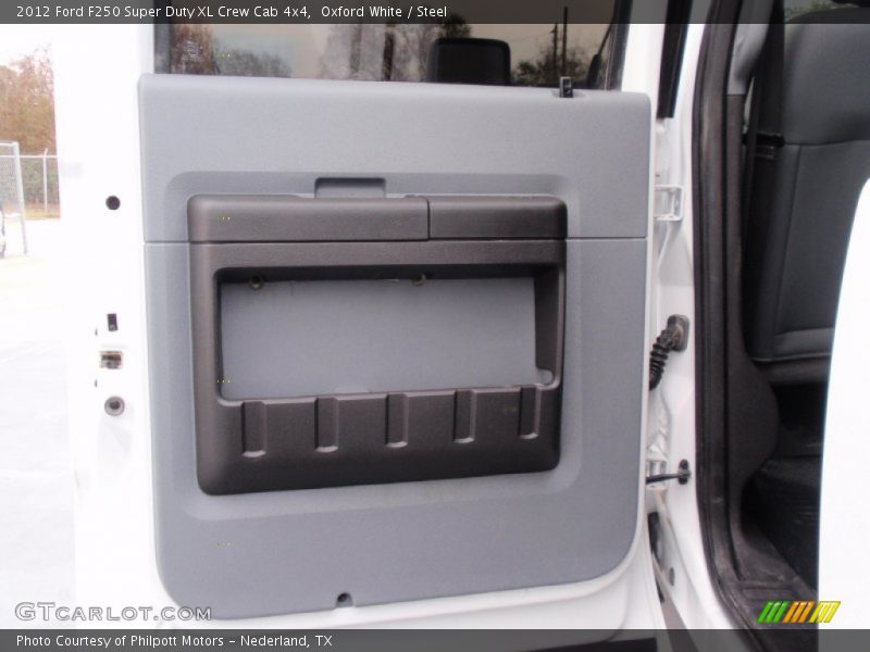 Oxford White / Steel 2012 Ford F250 Super Duty XL Crew Cab 4x4