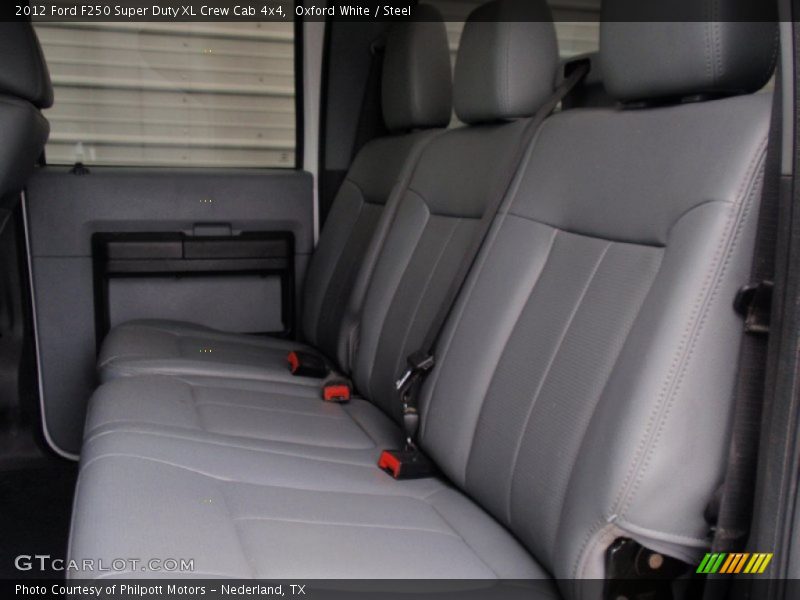 Oxford White / Steel 2012 Ford F250 Super Duty XL Crew Cab 4x4