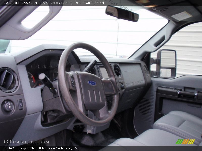 Oxford White / Steel 2012 Ford F250 Super Duty XL Crew Cab 4x4
