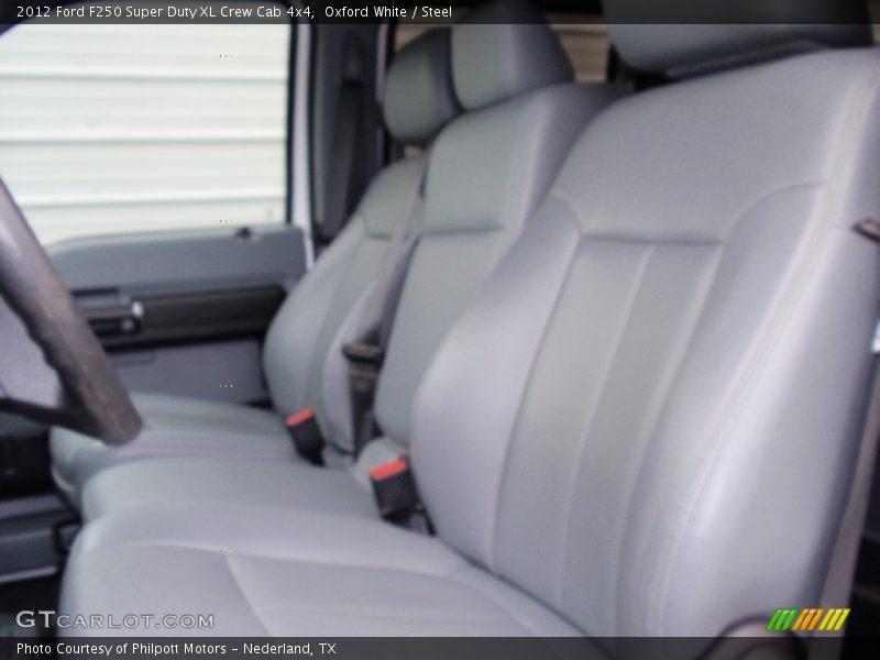 Oxford White / Steel 2012 Ford F250 Super Duty XL Crew Cab 4x4