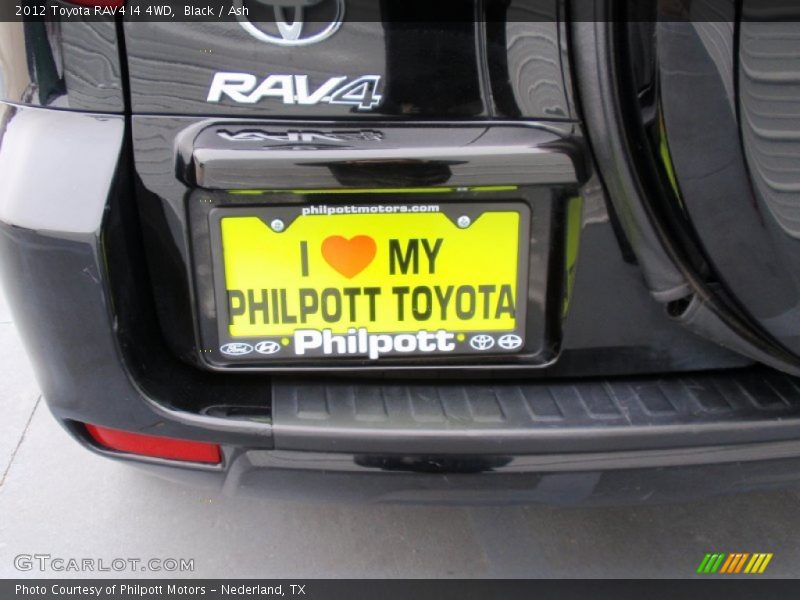 Black / Ash 2012 Toyota RAV4 I4 4WD