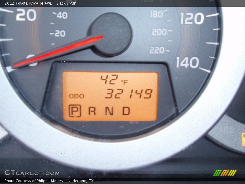 Black / Ash 2012 Toyota RAV4 I4 4WD