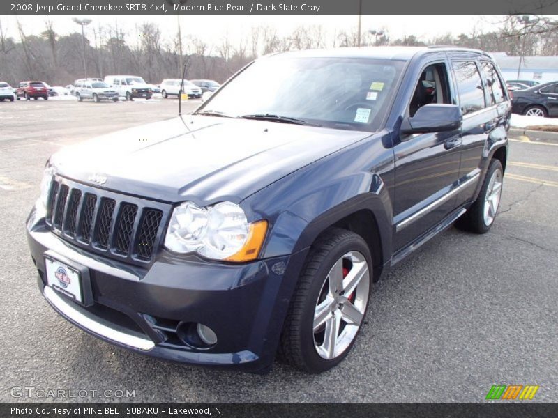 Modern Blue Pearl / Dark Slate Gray 2008 Jeep Grand Cherokee SRT8 4x4