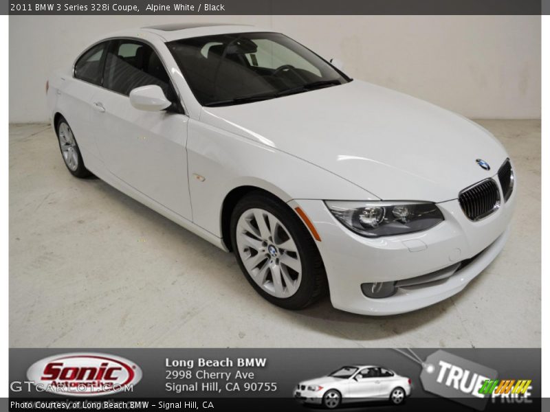 Alpine White / Black 2011 BMW 3 Series 328i Coupe
