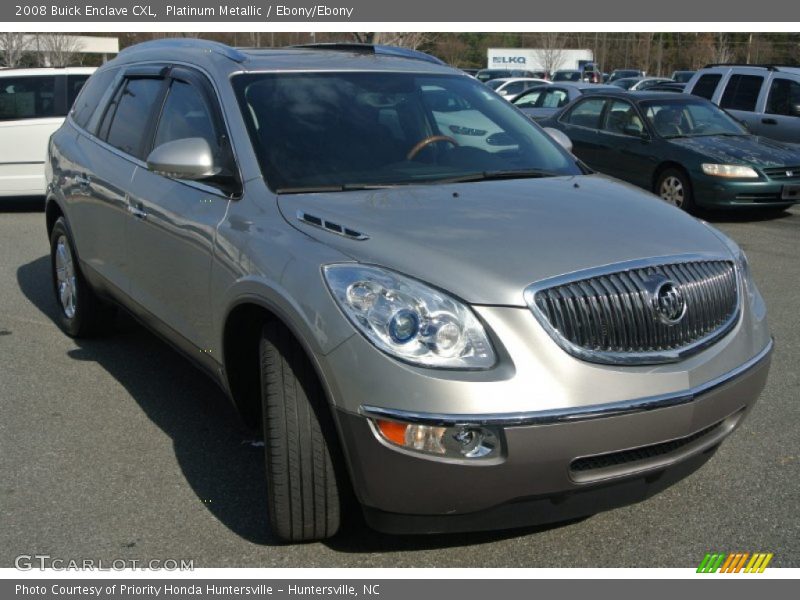 Platinum Metallic / Ebony/Ebony 2008 Buick Enclave CXL