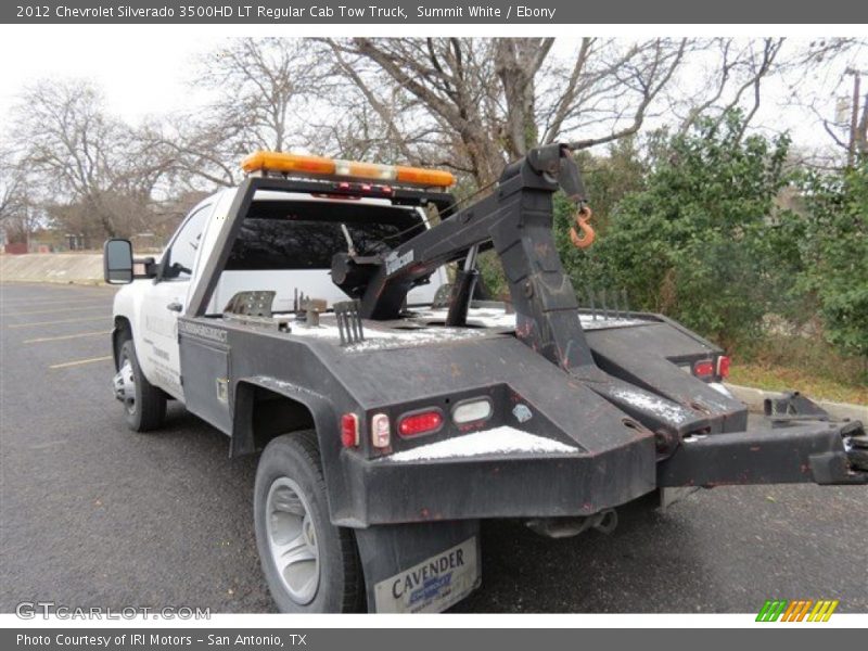 Summit White / Ebony 2012 Chevrolet Silverado 3500HD LT Regular Cab Tow Truck