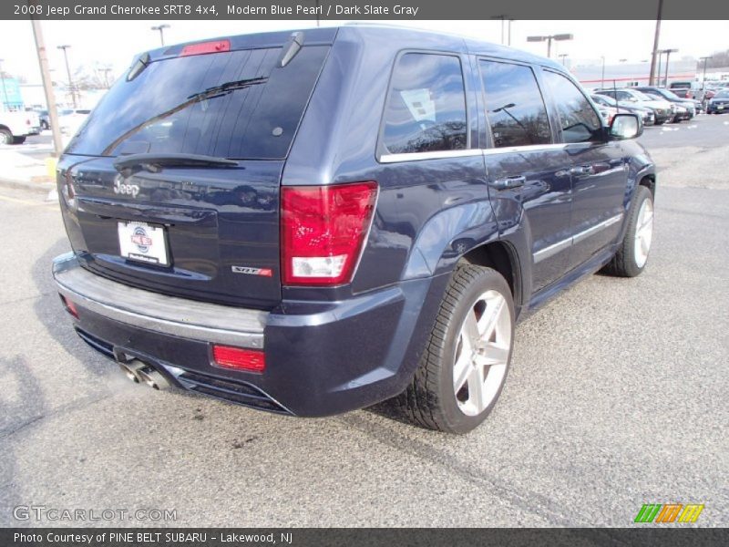 Modern Blue Pearl / Dark Slate Gray 2008 Jeep Grand Cherokee SRT8 4x4