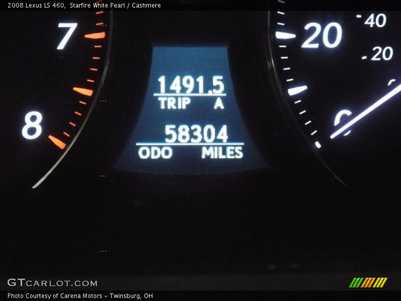 Starfire White Pearl / Cashmere 2008 Lexus LS 460