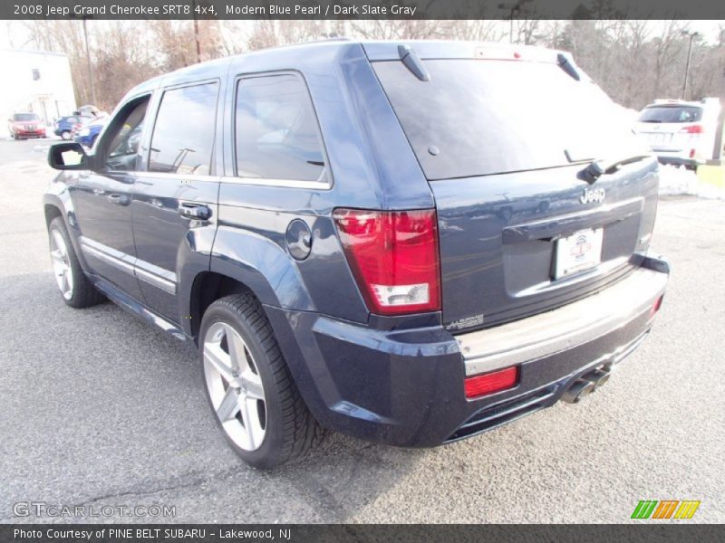 Modern Blue Pearl / Dark Slate Gray 2008 Jeep Grand Cherokee SRT8 4x4