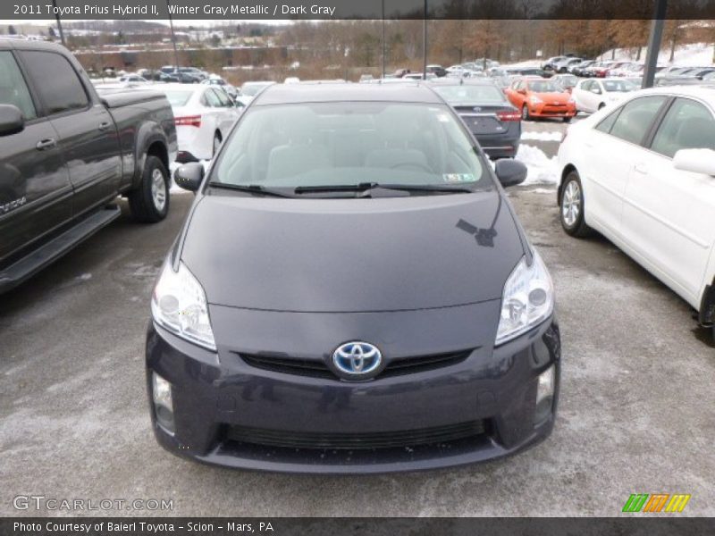 Winter Gray Metallic / Dark Gray 2011 Toyota Prius Hybrid II