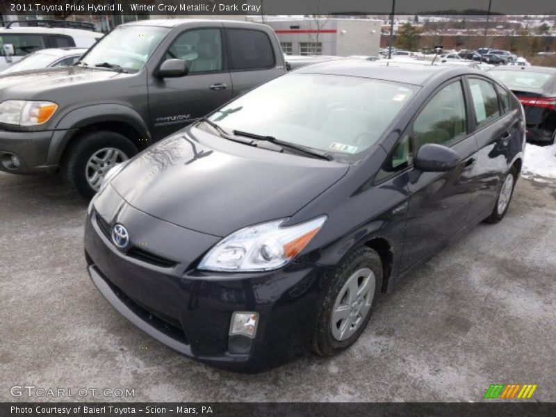 Winter Gray Metallic / Dark Gray 2011 Toyota Prius Hybrid II