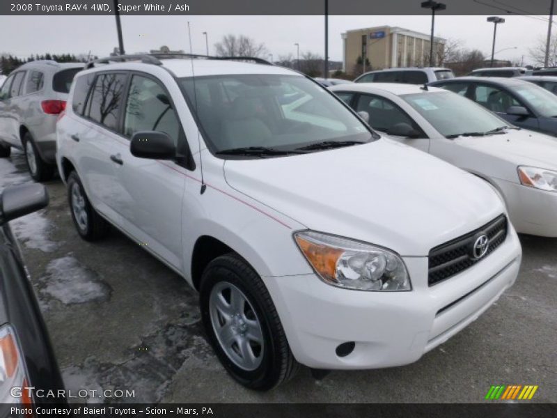 Super White / Ash 2008 Toyota RAV4 4WD
