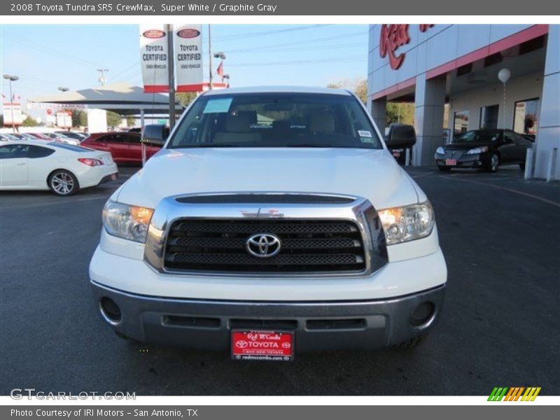 Super White / Graphite Gray 2008 Toyota Tundra SR5 CrewMax