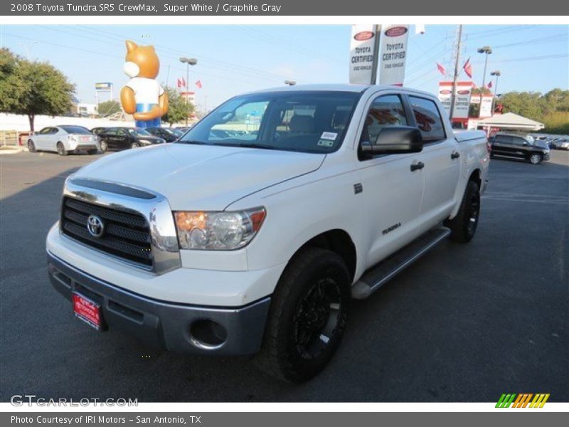 Super White / Graphite Gray 2008 Toyota Tundra SR5 CrewMax