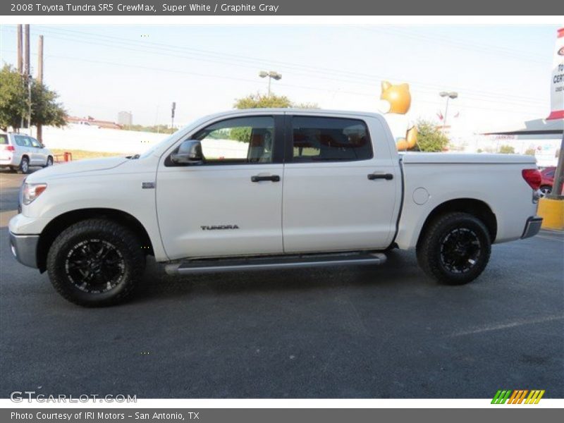Super White / Graphite Gray 2008 Toyota Tundra SR5 CrewMax