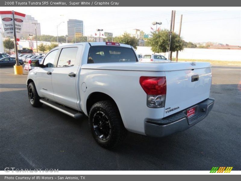 Super White / Graphite Gray 2008 Toyota Tundra SR5 CrewMax