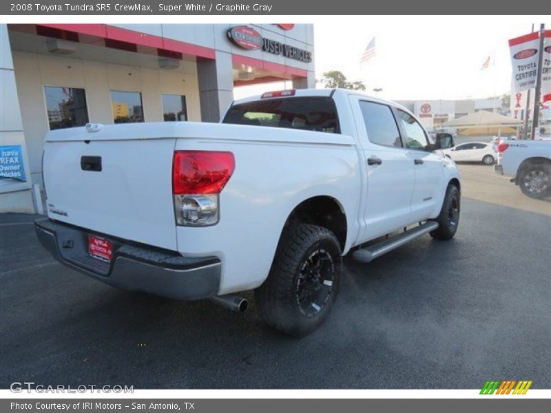 Super White / Graphite Gray 2008 Toyota Tundra SR5 CrewMax