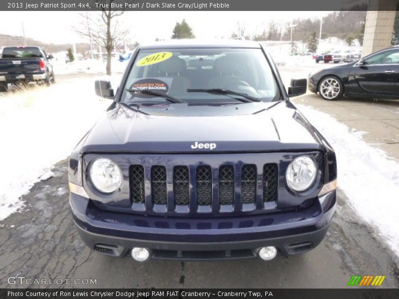 True Blue Pearl / Dark Slate Gray/Light Pebble 2013 Jeep Patriot Sport 4x4